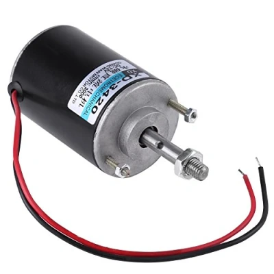 Image of TOPINCN Permanent Magnet Motor, DC 12/24V 30W High Speed CW/CCW Reversible Electric Gear Motor Low Noise for DIY Generator(3500Rpm(12V))