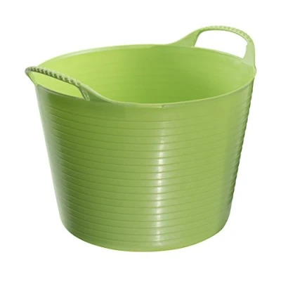 Image of Faulks &amp; Cox Tubtrugs 26L Medium Flexible 2 Handled Recycled Tub, Pistachio, SP26PST