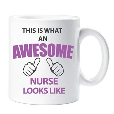 Image of 60 Second Makeover Limited This is What an Awesome Nurse Looks Like Mug Gift Birthday Christmas