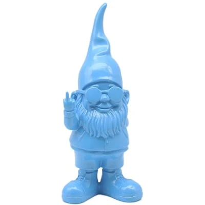 Image of Lesser &amp; Pavey Gnomes Behaving Badly Blu 27cm Figurines Statues For Home Decor Ideal Ornaments Friendship Gifts Women Men Lovely Table Centerpiece Living Room Accessories