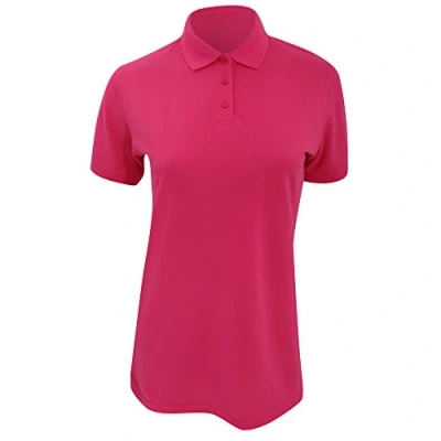 Image of Kustom Kit Ladies Klassic Superwash Short Sleeve Polo Shirt (16) (Raspberry)