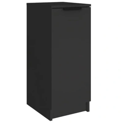 Image of vidaXL Shoe Cabinet Cupboard Rack Storage Black Engineered Wood