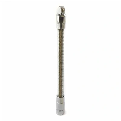 Image of Dunnet Tools 1/4&quot; Inch Flexible Extension Bar Adapter 150mm Long for Sockets Bendable Socket Set Mechanic Hand Bend Tool
