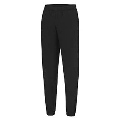 Image of AWDis Men&#039;s College Cuffed Jogpants Sports Jogger, Black (Jet Black), Medium
