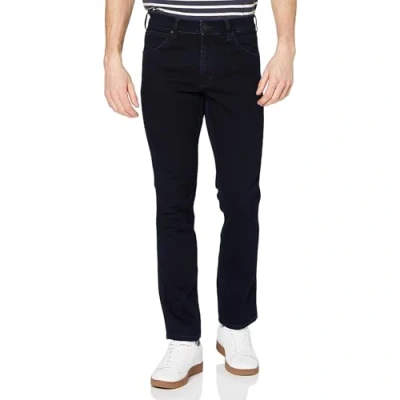 Image of Wrangler Men&#039;s Greensboro I Jeans, Denim Black, 33W / 32L