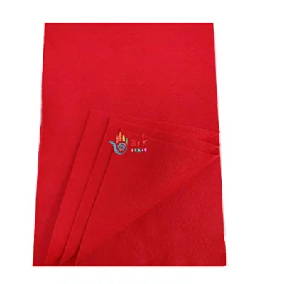 Image of arkCRAFT Felt Sheets, A4 Size, 10 Per Pack (Red)