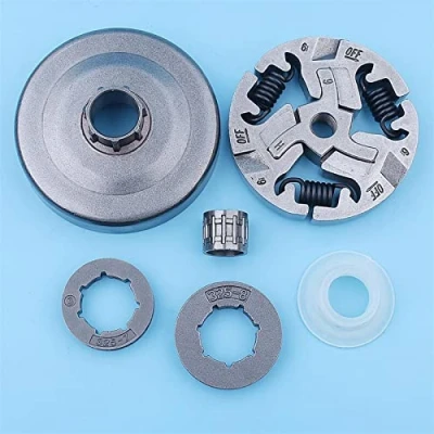 Image of IWBR .325&quot; Clutch Drum Rim Sprocket Bearing Kit Fit For Husqvarna 359 357XP 357 XP Chainsaw Replacement Spare Parts 7T ; 8T Garden Tools