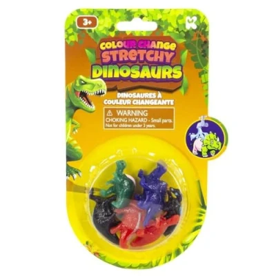 Image of Keycraft Colour Change Stretchy Dinosaurs