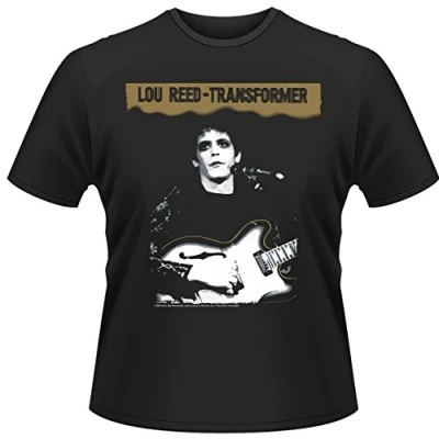 Image of Plastic Head Lou Reed Transformer Men&#039;s T Shirt Black X Large
