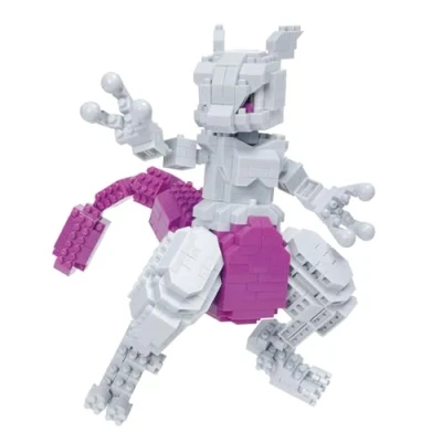 Image of nanoblock Pokémon Mewtwo Deluxe Edition, Series Building Kit