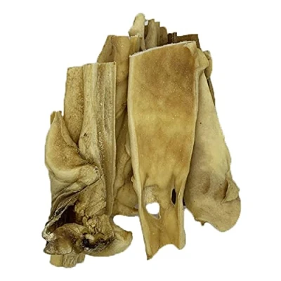 Image of Pawstrading 100% Natural Beef Head Scalp Meat Long lasting Dog Chew 500g