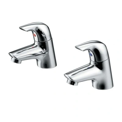 Image of Ideal Standard Ceraplan Bath Pillar Taps with Lever Handles