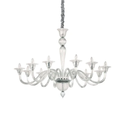 Image of Brigitta 12 Light Pendant Trasparent, E14