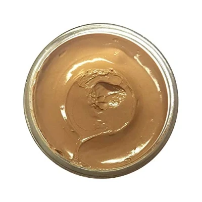 Image of Famaco 50ml Beige Dark Leather Deluxe Cream Polish for Boot and Shoe with Application Brush Nourish Protector Kit Boots Shoes