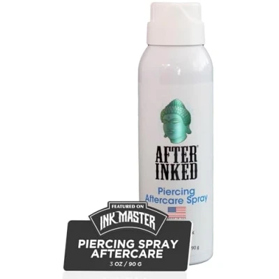 Image of After Inked NEW Body &amp; Oral Piercing Aftercare Spray 90ml