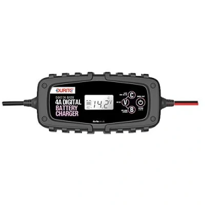 Image of Durite 4A 9 Step Automatic Digital Battery Charger Maintainer 6/12V