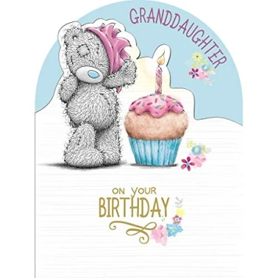 Image of Granddaughter Birthday Large Me to You Bear Card
