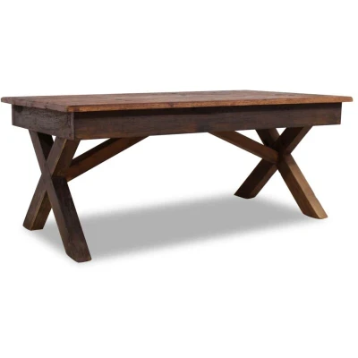 Image of vidaXL Coffee Table Mixed Recycled Wood 110x60x45 cm