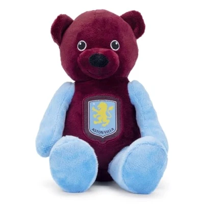 Image of The Gift Scholars Official Aston Villa FC Mini Bear Toy Great Christmas &amp; Birthday Present for Boys, Girls All Villans Fans