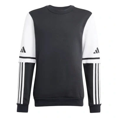 Image of adidas Unisex Kids SQUADRA25 SWEAT CREW KIDS, black/white, 5 6 Years