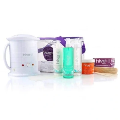 Image of Hive &#039;No. 1&#039; Wax Heater 1 Litre, Warm &#039;Honey&#039; Kit