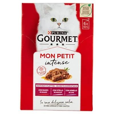 Image of Gourmet Mon Petit Precious Selection with Meats, 6 Small Portions for Cats 300 g
