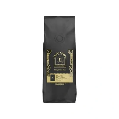 Image of Lucky Cuppa Ethiopia Limu Bean Ethiopian Coffee Beans Light Roast Arabica Whole Perfect Gifts for Lovers 1kg