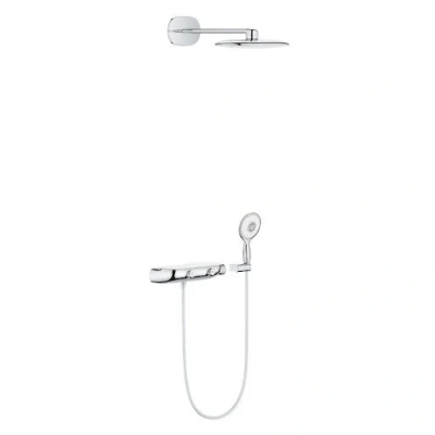 Image of Grohe Rainshower System SmartControl Mono 360 Mixer Shower Combi System, White 26446LS0