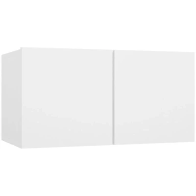 Image of vidaXL Hanging TV Cabinet White 60x30x30 cm