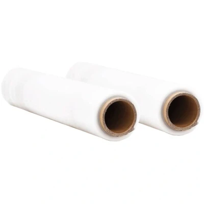 Image of vidaXL Stretch Film 2 pcs Transparent 20 μm 50 cm x 150 m