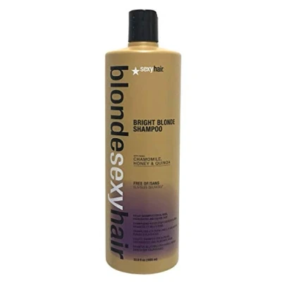 Image of Sexy Hair 39BRISHA33 Bright Blonde Shampoo 33.8 oz