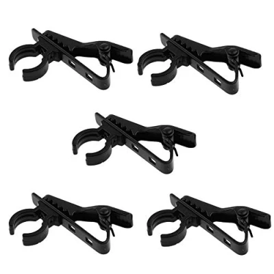 Image of Sitrda 5 Pcs Mini Lavalier Microphone Clip Safe Hold Shock Secure Lapel Mic Clamp Replacement Kit