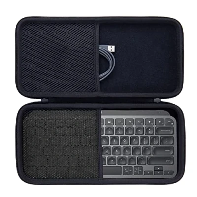 Image of Aenllosi Hard Carry Case for Logitech MX Keys Mini Minimalist Wireless Illuminated Keyboard, Only(Black)