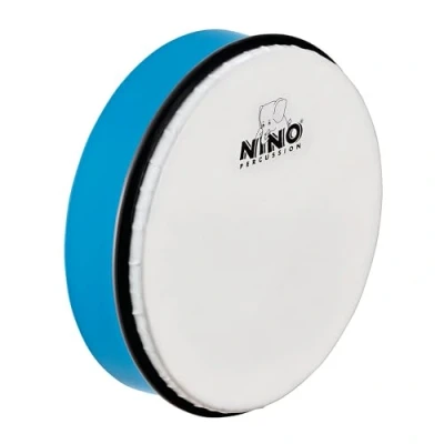 Image of Nino Percussion Hand drum Instrument Medium for Children from 3 Years Diameter 8 inch (ca. 20 cm) Plastic, Blue (NINO45SB)