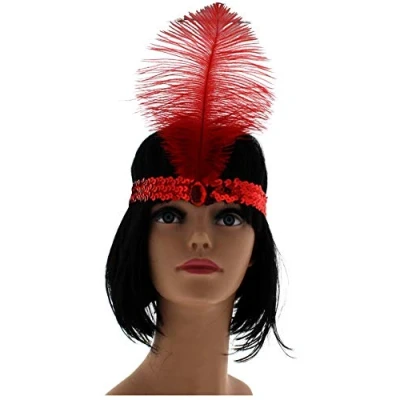 Image of Zac&#039;s Alter Ego Fancy Dress 1920s Charleston Flapper Sequin Headband