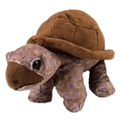 Image of Wild Republic 10894 Tortoise Plush, Cuddlekins Cuddly Soft Toys, Kids Gifts, 20 cm Mini, Brown