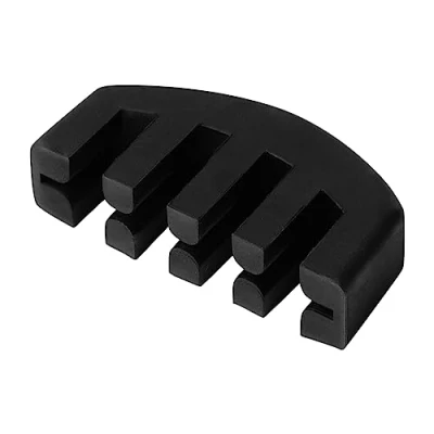 Image of sourcingmap Violin Mute, Rubber 1/2 3/4 4/4 Practice Mute Full Size, Silence Claw Style for Musical String Instrument Accessories, Black