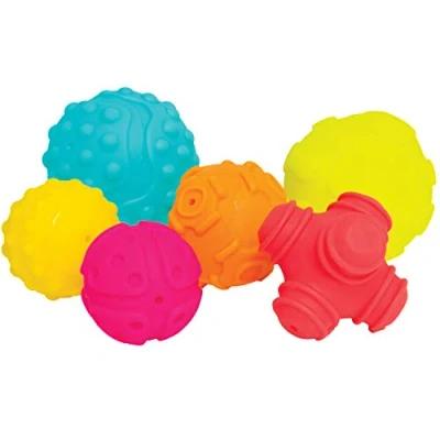 Image of Playgro Textured Sensory Balls, From 6 Months, Multicoloured, 40195