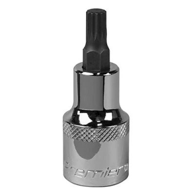 Image of Sealey Premier Spline Socket Bit M7 1/2&quot;Sq Drive