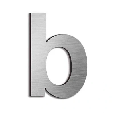 Image of nanlyiau House numbers door Stainless Steel number Made of Solid 304 Floating Appearance in Easy to Install 6in/15.3cm(b)
