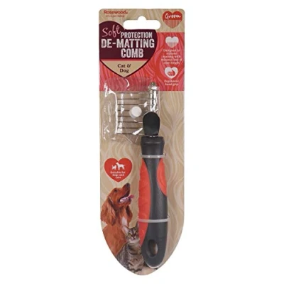 Image of Rosewood Soft Protection De Matting Comb for Dogs &amp; Cats