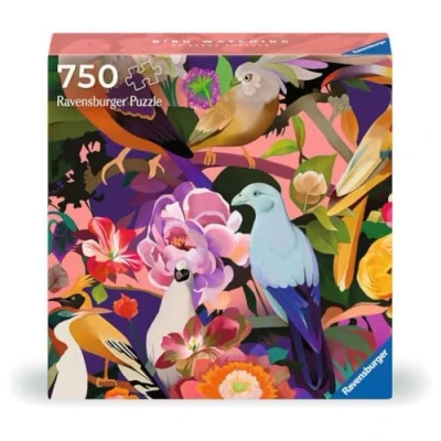 Image of Ravensburger Art &amp; Soul Jigsaw Puzzles for Adults and Kids Age 12 Years Up Bird Watching 750 Pieces
