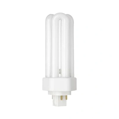 Image of GE Low Energy Lighting 4 Pin Triple Tube CFL 26w GX24Q 3 Extra Warm White (2700k) 12000 Hours, G24d, 26 W