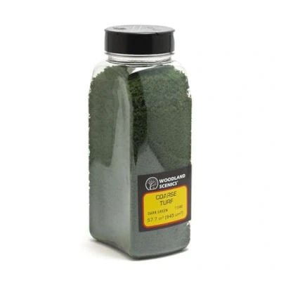 Image of Woodland Scenics T1365 Dark Green Coarse Turf
