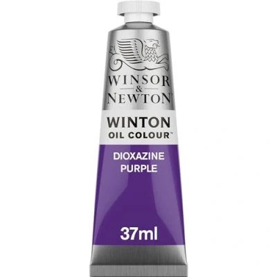 Image of Winsor &amp; Newton 37ml Winton Oil Colour Tube Dioxazine Purple,1414229