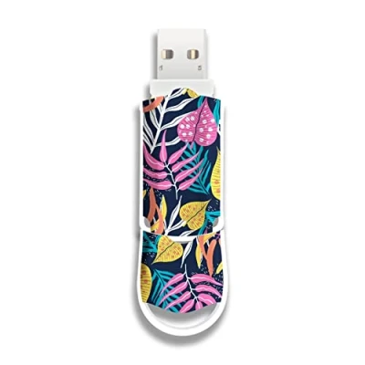 Image of Integral 128GB Leaves Xpression USB 3.2 Gen 1 Flash Drive are Stylishly Designed Memory Drives Ideal Storage and Back Up for Study, Work Play a Great Fun &amp; Funky Gift Idea
