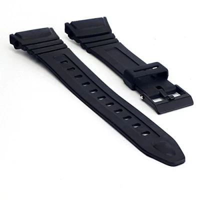 Image of Black Replacement Watch Strap Band For Casio W96H W96 W 96H 577EA1 UK Stock