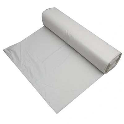 Image of 40L White Swing Bin Liners/Bags Roll of 100 refuse sacks