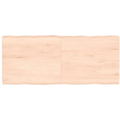 Image of vidaXL Table Top 140x60x(2 6) cm Untreated Solid Wood Live Edge