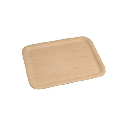 Image of Genware NEV LT4634 Lightwood Birch Tray, 460 mm x 340